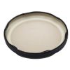 Picture of 82 mm, 82-240 Black Metal Twist Cap w/ Button, Plastisol Liner