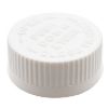 Picture of 33 mm, 33-400 White PP Plastic Child Resistant Cap, F-217 Liner, Push Down & Turn