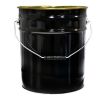 Picture of 5 GALLON BLACK OPEN HEAD STEEL PAIL W/ GOLD PHENOLIC LINING