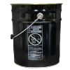 Picture of 5 GALLON BLACK OPEN HEAD STEEL PAIL W/ GOLD PHENOLIC LINING