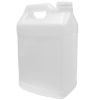 Picture of 2.5 GALLON NATURAL HDPE F STYLE RECTANGULAR BOTTLE, 63MM NECK FINISH, 330 GRAM