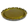 Picture of 5 GALLON GRAY GOLD PHENOLIC LINED STEEL LUG COVER, 26 GAUGE, NO FITTING