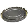 Picture of 5 GALLON GRAY UNLINED STEEL LUG COVER, 24 GAUGE
