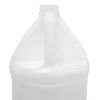 Picture of 128 OZ NATURAL HDPE INDUSTRIAL ROUND BOTTLE, 38-400 NECK FINISH, 120 GRAM