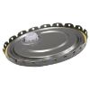 Picture of 5 GALLON GRAY UNLINED STEEL LUG COVER, W/ RIEKE SPOUT