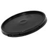 Picture of 2 GALLON BLACK HDPE COVER W/ TEAR TAB