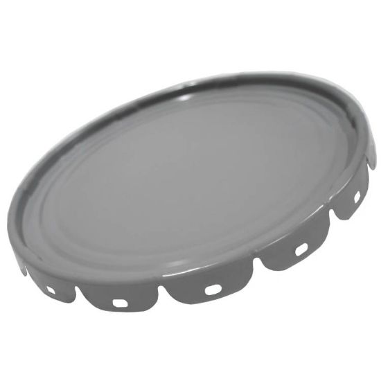 Picture of 5 GALLON GRAY GOLD LINED STEEL LUG COVER