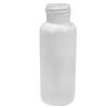 Picture of 2 OZ WHITE LDPE BULLET ROUND BOTTLE, 24-410 NECK FINISH, UNFLAMED