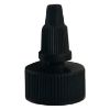 Picture of 24 mm, 24-400 Black PP Plastic Twist Cap, .115 Orifice