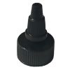 Picture of 24 mm, 24-400 Black PP Plastic Twist Cap, .115 Orifice