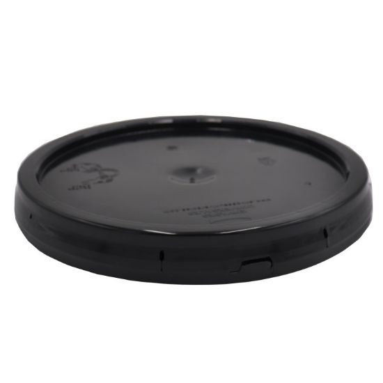 Picture of 3.5-6 Gallon Black HDPE Plastic Pail Cover