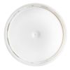 Picture of 3.5-7 Gallon White HDPE Plastic Pail Cover, TriSeal, Tear Tab, Gasketless, Bagged