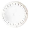 Picture of 3.5-7 Gallon White HDPE Plastic Pail Cover, TriSeal, Tear Tab, Gasketless, Bagged