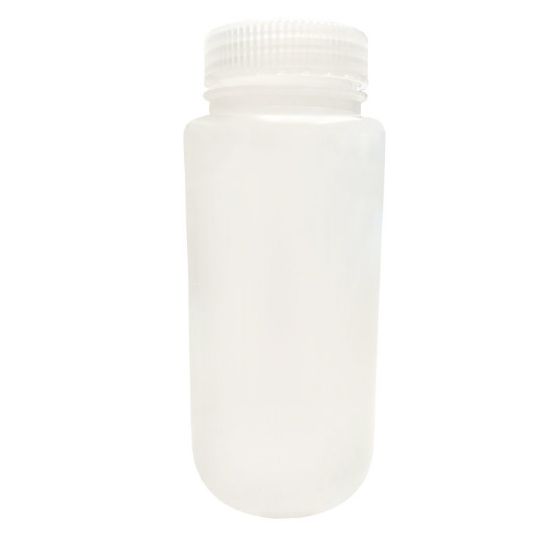 Picture of 500 ml Natural Nalgene IP2 HDPE Plastic Wide Mouth Round Bottle, 53-415, w/ PP Closure, 67 Gram