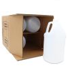 Picture of 128 oz Natural HDPE Plastic Industrial Round Bottle, 38-400, 4x1, 4G Pack, 130 Gram, Kraft Box, UN Rated