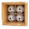Picture of 128 oz Natural HDPE Plastic Industrial Round Bottle, 38-400, 4x1, 120 Gram, Anti-Static, Kraft Box