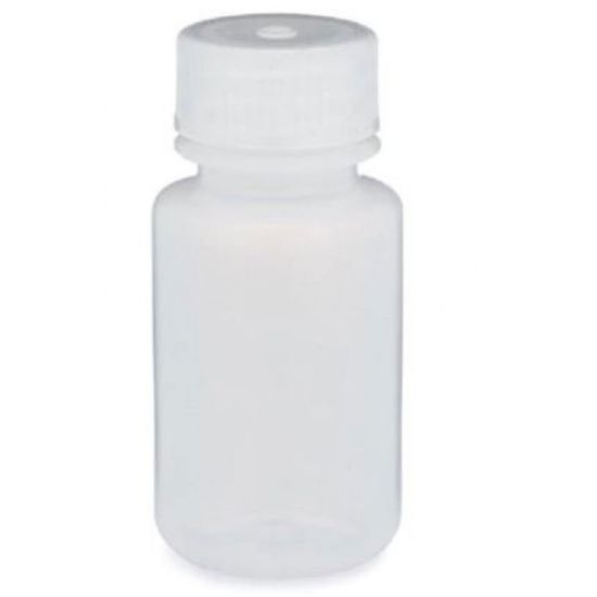 Picture of 2 oz Natural Plastic HDPE Wide Mouth Round Bottle, 28-415