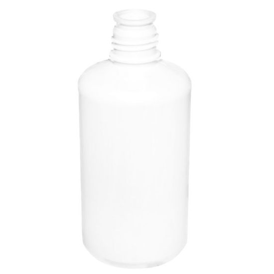 Picture of 32 oz Natural HDPE Plastic Boston Round Bottle, 38 mm Buttress Special Neck, 38-430, 95 Gram