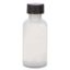 Picture of 1/2 oz White LDPE Plastic Boston Round Bottle, 15-415, 3.5 Gram