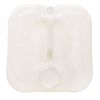 Picture of 20 Liter Natural HDPE Plastic Square Tight Head Pail, 70 mm, Tamper Evident, 6 TPI Dust Cap, Closed Vent, Dust Cover, 22 mm Cap Installed, UN Rated