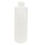 Picture of 8 oz Natural HDPE Plastic Cylinder Bottle, 38-410, Fluorination Level 3