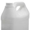 Picture of 128 OZ WHITE HDPE, F -STYLE, 38MM, W/ FLUORINATED LEVEL 4, 150 Gram