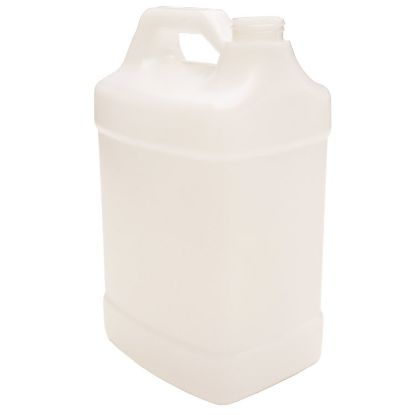 Picture of 128 oz Natural HDPE Plastic F Style Bottle, 38mm 38-400, 150 Gram