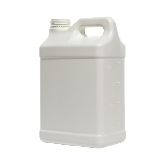 Picture of 2.5 Gallon White HDPE F-Style Trimline, Fluorinated Level 3, 63mm 63-445, 350 Gram
