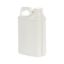 Picture of 8 oz White HDPE Plastic F-Style Bottle w/ View Stripe, 28mm 28-410, 30 Gram