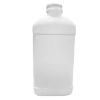 Picture of 2.5 Gallon White HDPE F-Style Bottle, Fluorinated Level 3, 63mm 63-485, 2 x 1, Kraft Reshipper Box