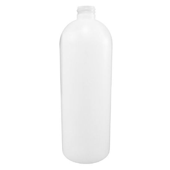 Picture of 32 oz Natural HDPE Plastic Bullet Bottle, 28mm 28-410, 56.5 Gram