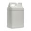 Picture of 10 Liter White HDPE F-Style Bottle, 63 mm Rieke Tamper Evident ABO, 2 x 1 White Reshipper w/ Divider & Hand Holes