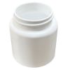 Picture of 2 oz White HDPE Plastic Straight Side Bottle, 38mm 38-400
