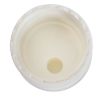 Picture of 28mm 28-410 White PP Plastic Smooth Top Disc Cap, No Liner, .330 Orifice