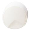 Picture of 28mm 28-410 White PP Plastic Smooth Top Disc Cap, No Liner, .330 Orifice