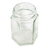 Picture of 55 ml Flint Glass Hex Jar, 43 mm 43-2010, Twist Thread