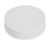 Picture of 45 mm 45-400 White PP Plastic Smooth Top Cap, Smooth Sides with F217 Liner