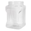 Picture of 64 oz Clear PET Square Grip Spice Jar, 110mm 110-400, 108 Gram