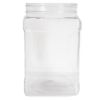 Picture of 64 oz Clear PET Square Grip Spice Jar, 110mm 110-400, 108 Gram