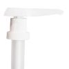 Picture of 38mm 38-400 White PP Plastic Lock Down Pump, Fine Ribbed, M-30, 30cc, 11" DT