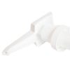 Picture of 38mm 38-400 White PP Plastic Lock Down Pump, Fine Ribbed, M-30, 30cc, 11" DT