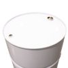 Picture of 55 Gallon White Tight Head Steel Drum, Phenolic Lining, 2 & 3/4" Fittings, EPDM Gasket, UN Rated