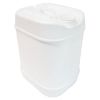 Picture of 20 Liter White HDPE Plastic Tight Head Barritainer Closed Head Pail, 70mm Tamper Evident 6TPI w/ Cap, 22 mm Tamper Evident Captive Back Vent w/ Cap, UN Rated