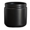 Picture of 16 oz Black HDPE Plastic Wide Mouth Jar, 89mm 89-400, 12 Gram
