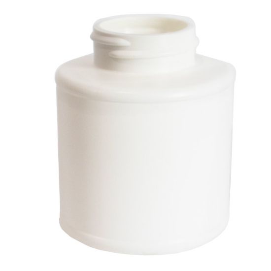 Picture of 4 oz White HDPE Plastic Round Bottle, 38mm 38-405, 16 Gram