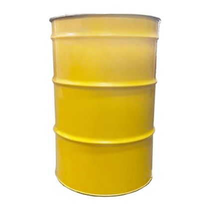 Picture of 55 Gallon Yellow Steel Open Head Drum Style #2, Rust Inhibited, No Cover or Ring