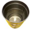 Picture of 55 Gallon Yellow Steel Open Head Drum Style #2, Rust Inhibited, No Cover or Ring