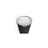 Picture of 55 Gallon Black Steel Open Head Drum, White Cover, Light Buff Epoxy Lining, 2" & 3/4 Nylon Fitting, Irradiated Gasket, UN Rated