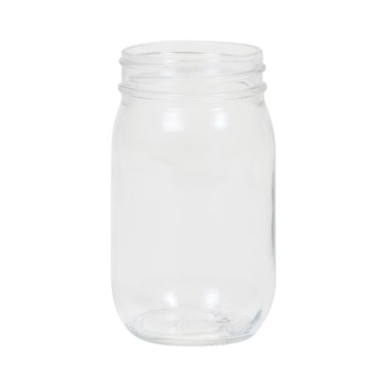 Picture of 16 oz Flint Glass Tall Mayo Jar, 70mm 70-450
