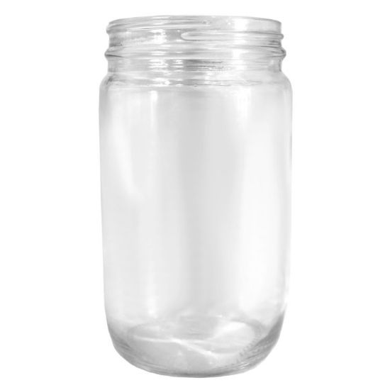 Picture of 32 oz Flint Glass Straight Side Jar, 89mm 89-400, 12x1